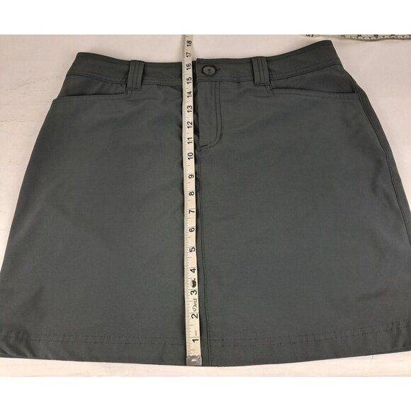 Eddie Bauer Women's Skort Skirt Stretch Size 6 Gray - Picture 5 of 8